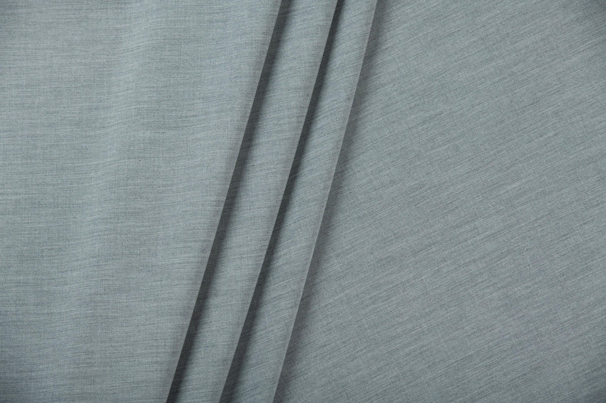 Steel Grey Lycra By D&J Italy (Unstitched Suiting Fabric) - Detailory