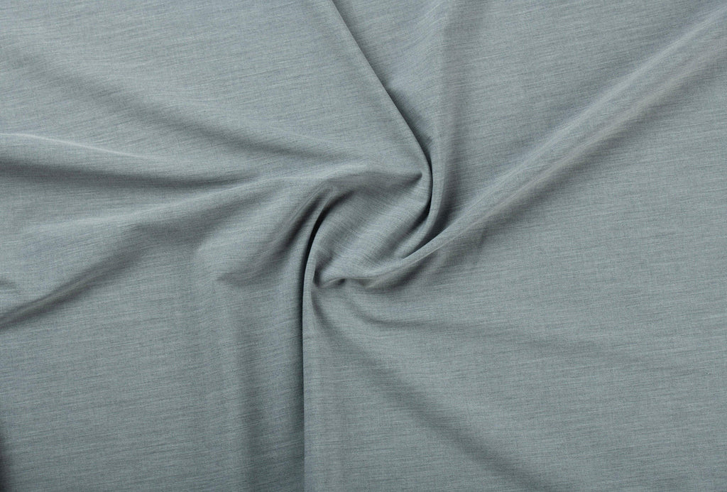 Steel Grey Lycra By D&J Italy (Unstitched Suiting Fabric) - Detailory