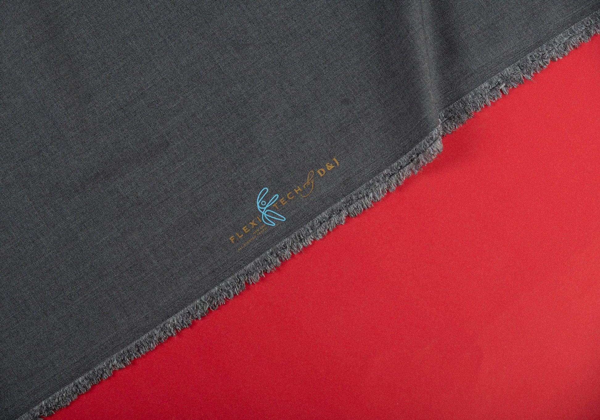 Graphite Grey Lycra By D&J Italy (Unstitched Suiting Fabric) - Detailory