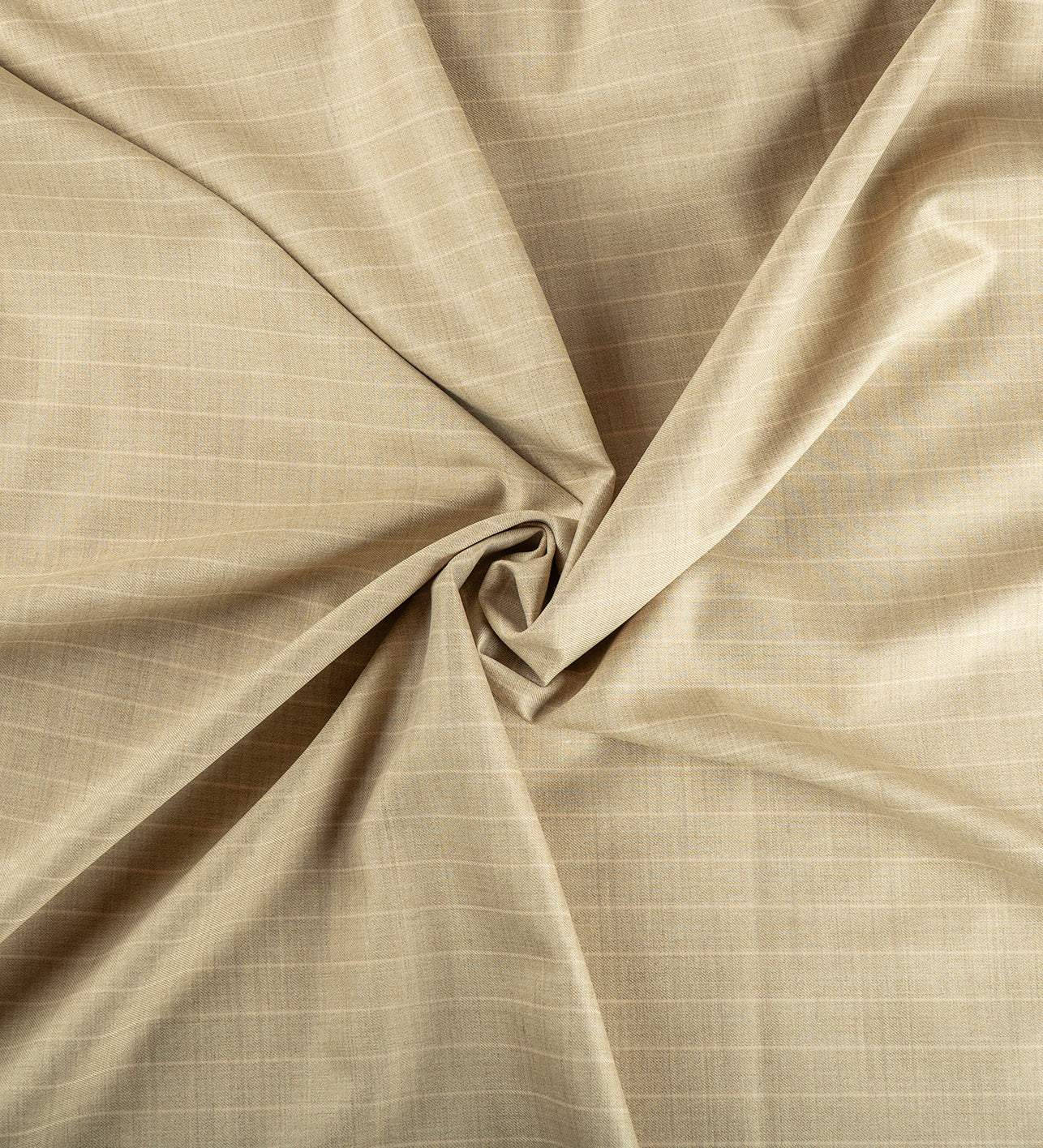 Beige Toscana Pinstripe by Absoluto (Unstitched Suiting Fabric)