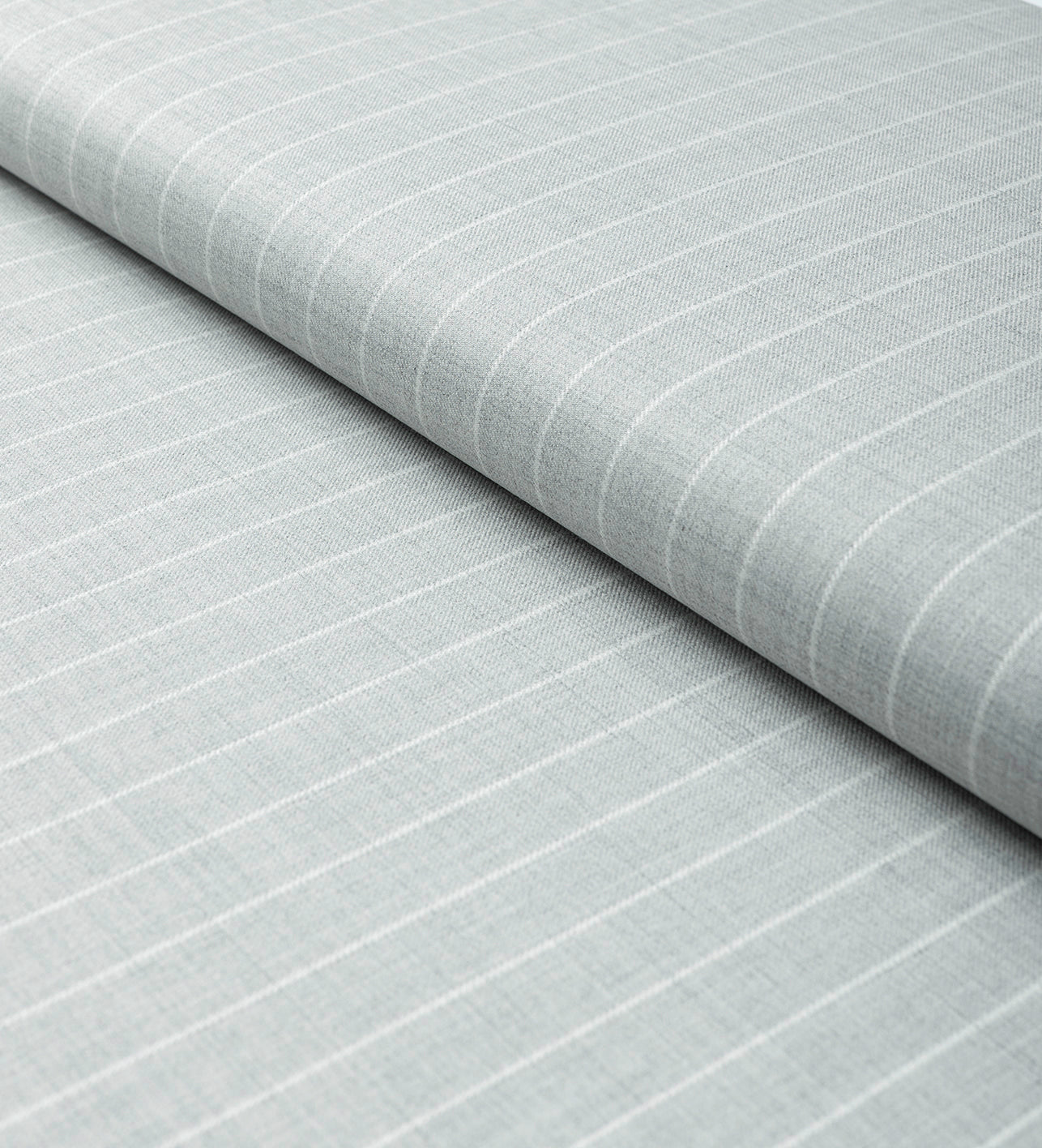 Pearl Grey Pinstripe by Absoluto (Unstitched Suiting Fabric)