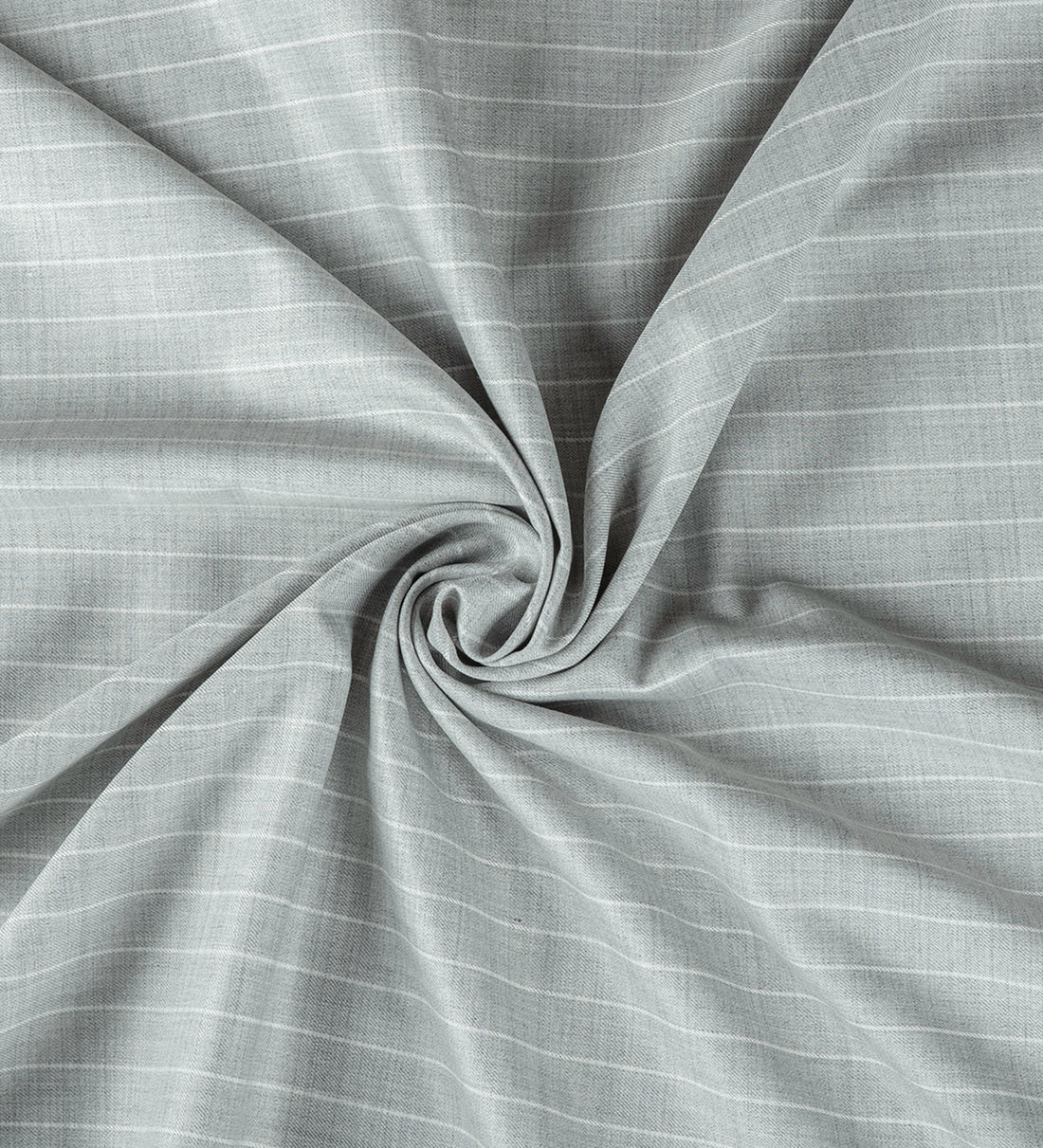 Pearl Grey Pinstripe by Absoluto (Unstitched Suiting Fabric)