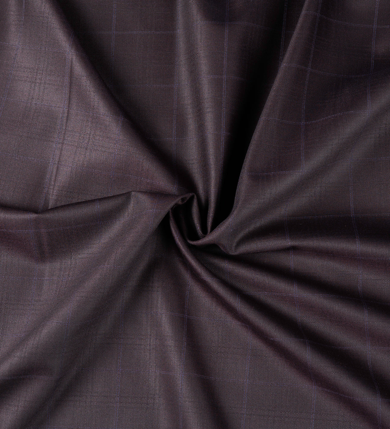 Marrone Notte Checks by Absoluto (Unstitched Suiting Fabric)