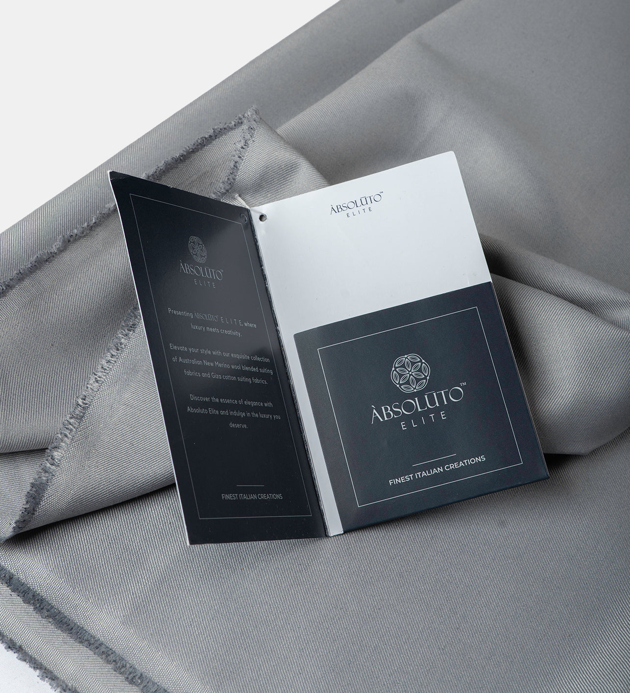 Sterling Silver By Absoluto (Unstitched Suiting Fabric)