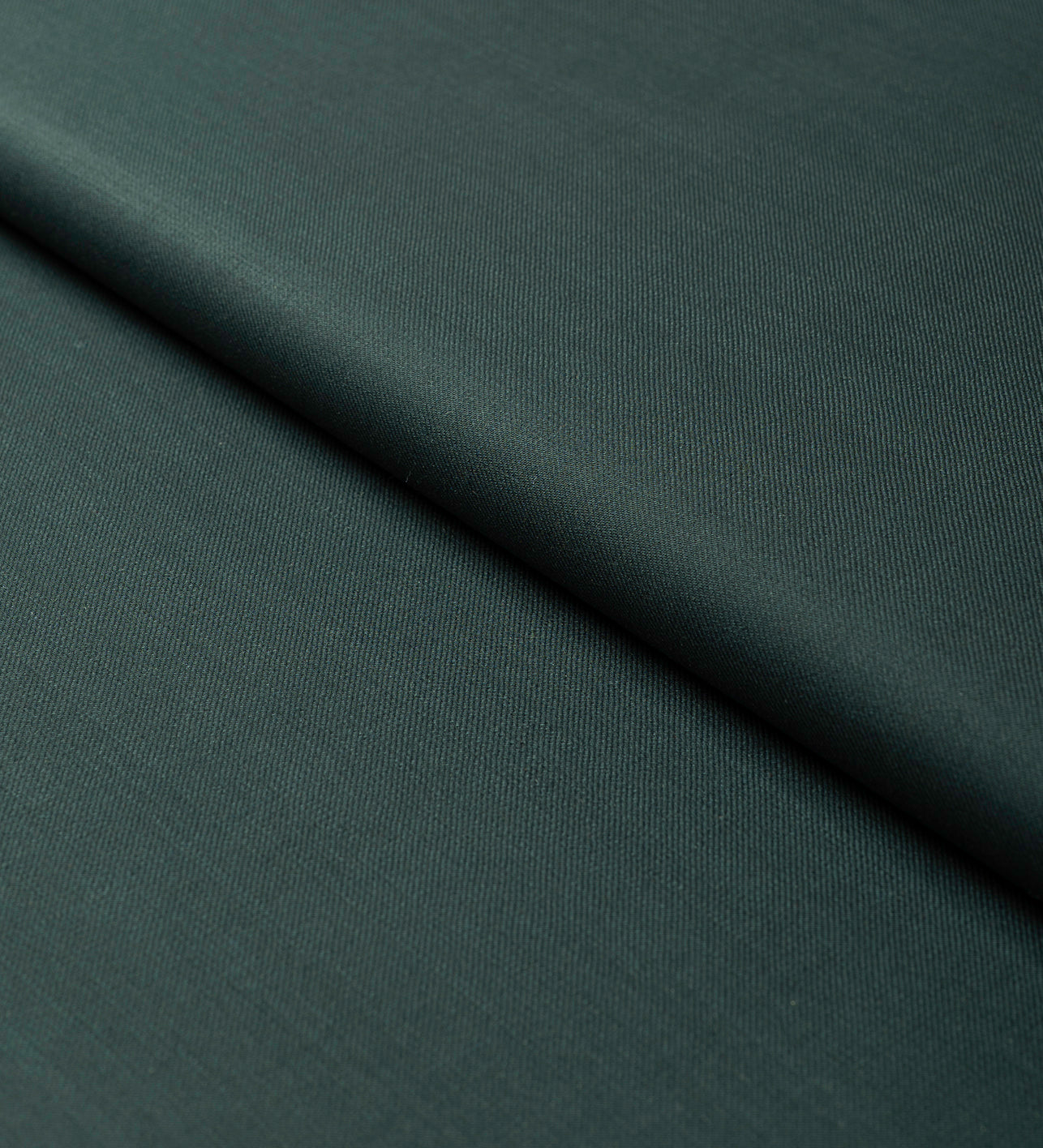 Dark Teal Green by Vercelli Italy (Unstitched Suiting Fabric)