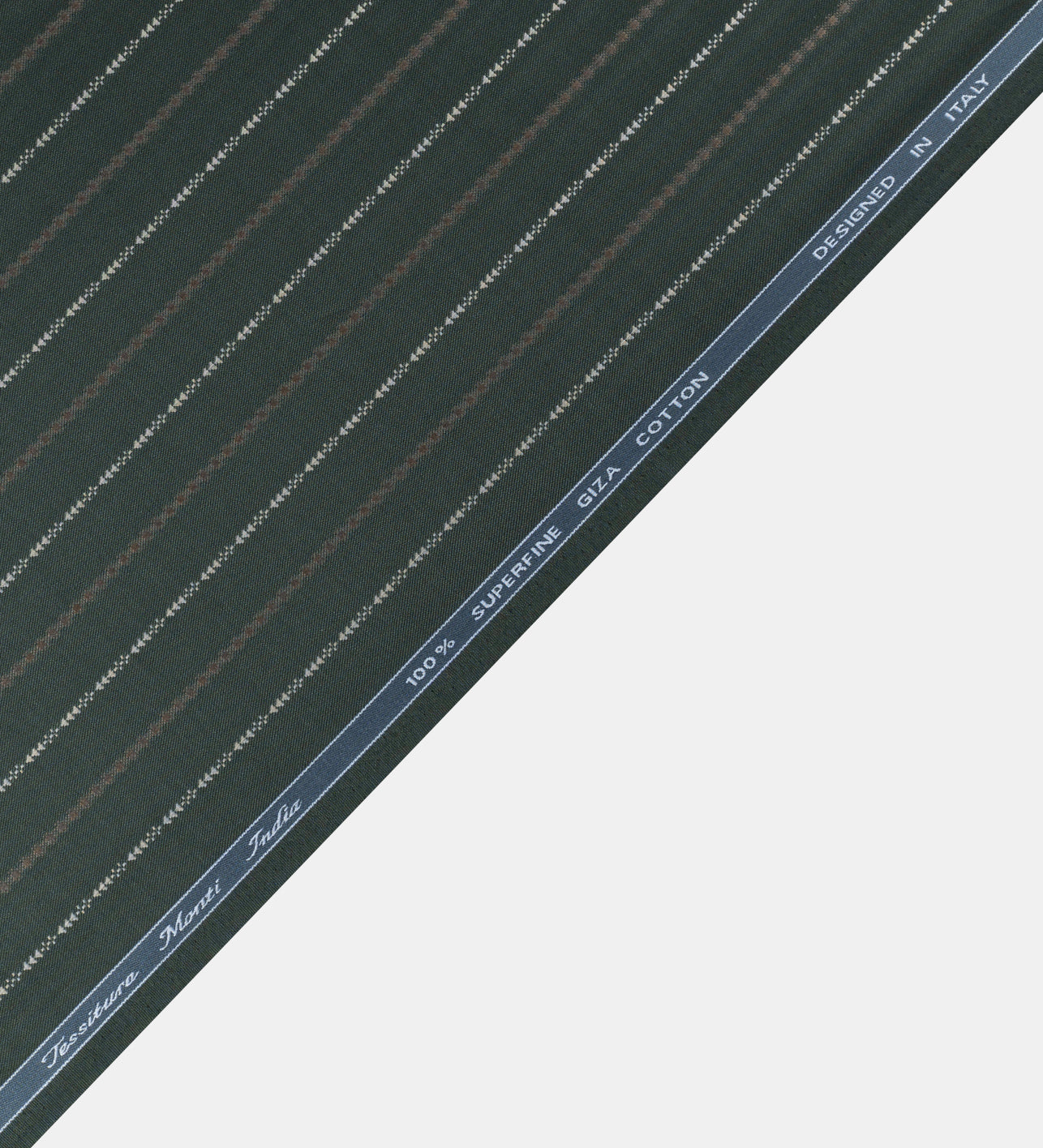 Deep Evergreen by Tessitura Monti (Unstitched Shirting Fabric)