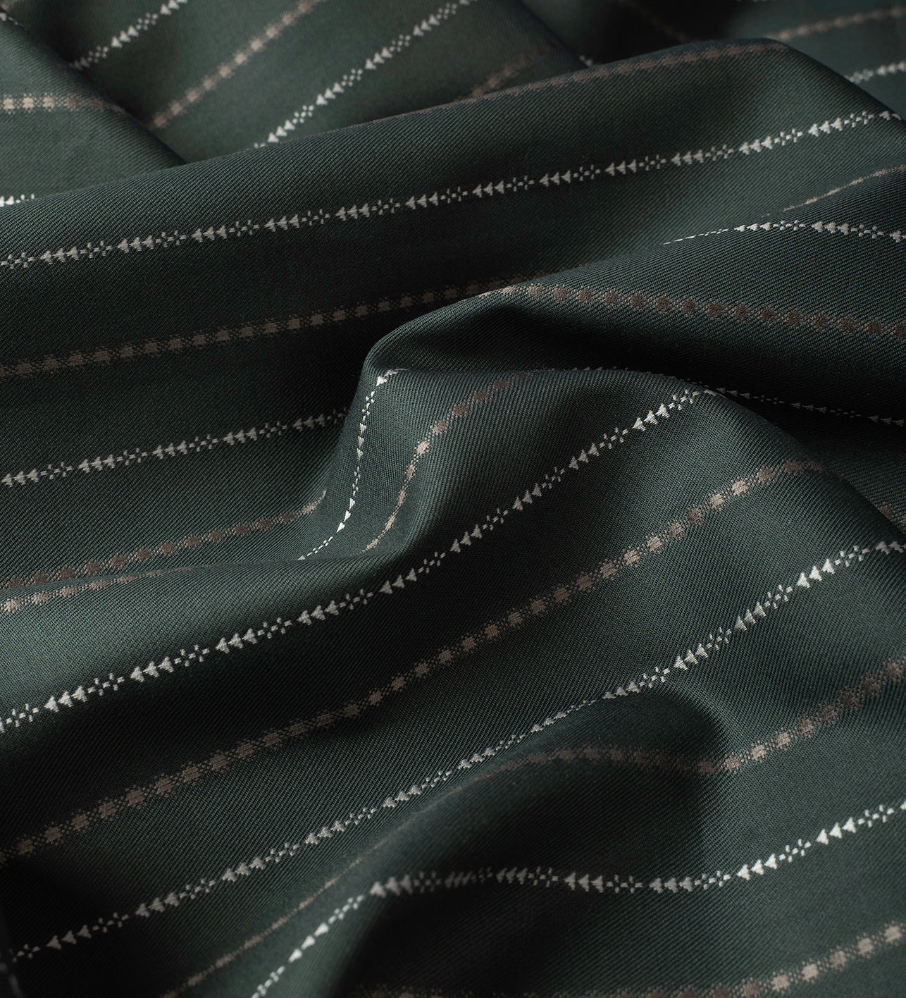 Deep Evergreen by Tessitura Monti (Unstitched Shirting Fabric)
