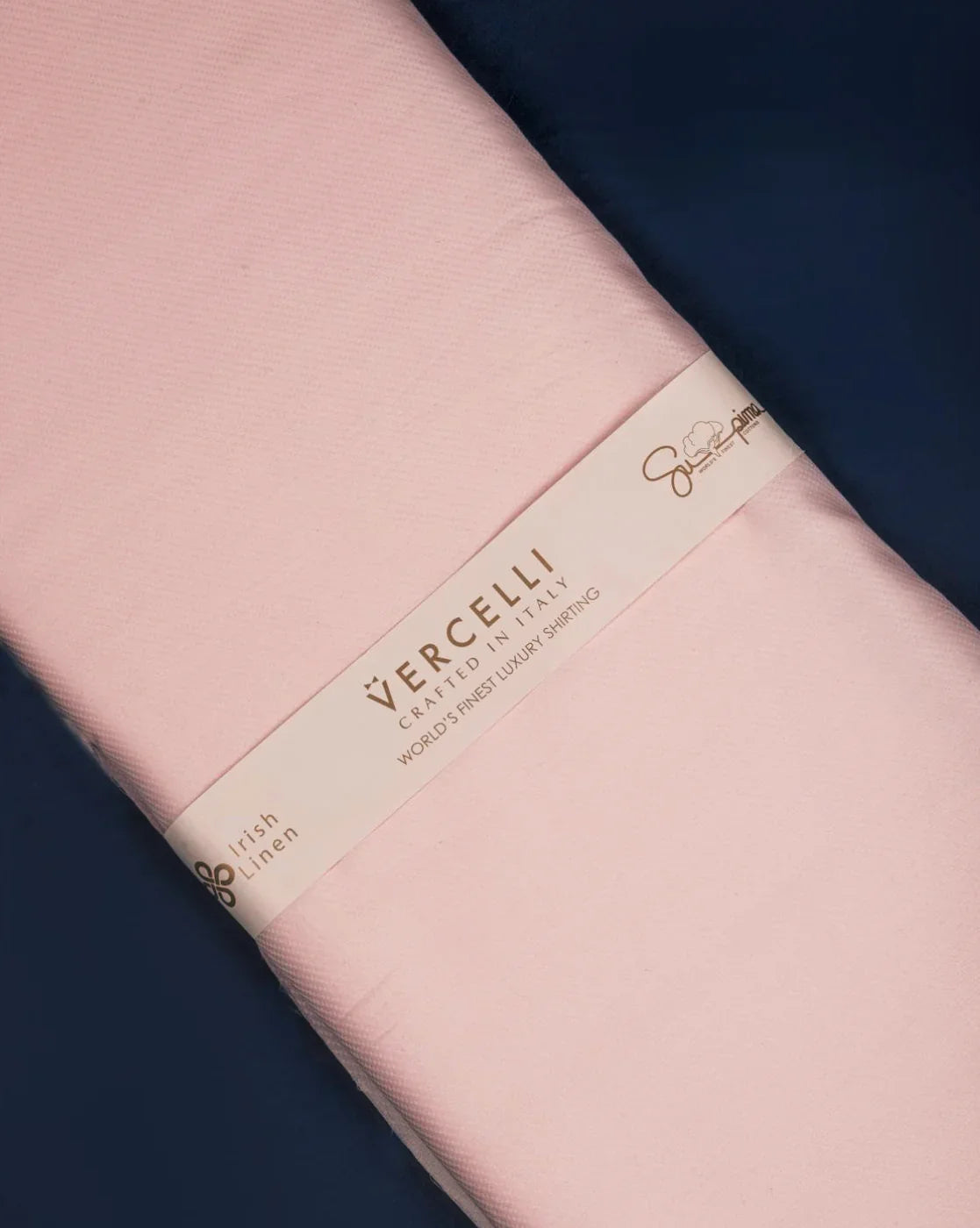 Rosé Mist by Vercelli Italy (Unstitched Shirting Fabric) - Detailory
